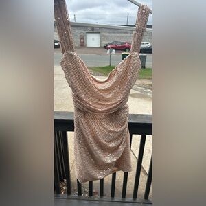 Beautiful shimmer Lucy in the sky dress